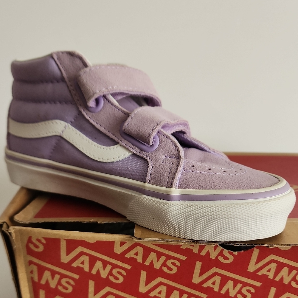 Vans Kids Purple High-Top Sneakers
